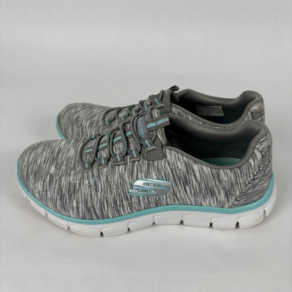 Skechers Relaxed Fit Air Cooled Memory Foam Women's Black Casual Shoes 6.5 W - Picture 5 of 9